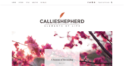 Desktop Screenshot of callieshepherd.com